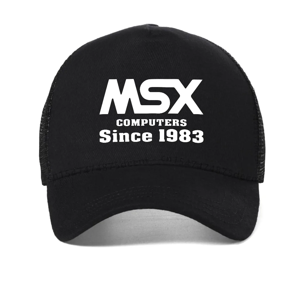 New MSX computer since 1983 baseball cap summer man women graphic anime Snapback hats outdoor adjustable Breathable sun hats