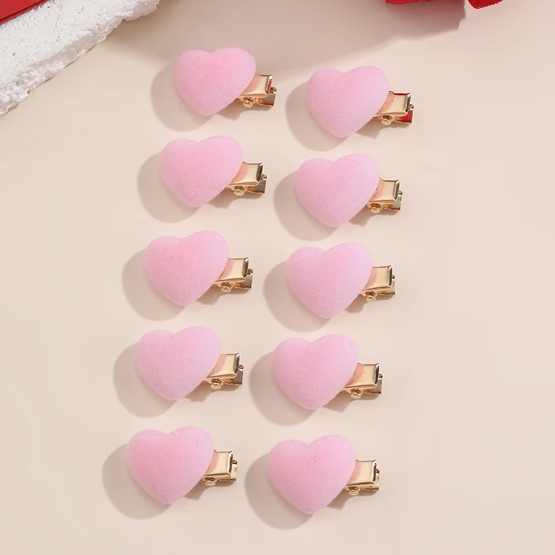 10/30pcs/set Small Heart Hair Clips – Dainty Love Design, Subtle Accent for Everyday Hairstyles.
