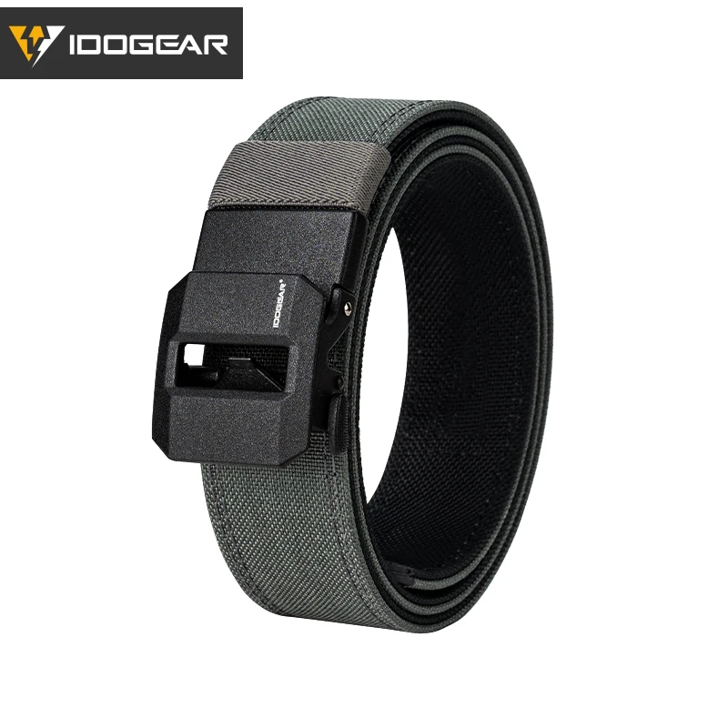 IDOGEAR SPORTS Tactical Ratchet Belt 1.5” EDC Gun Belt Reinforce Heavy Duty Belt With Adjustable Buckle 3430