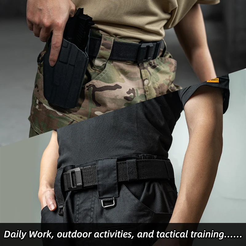 IDOGEAR SPORTS Tactical Ratchet Belt 1.5” EDC Gun Belt Reinforce Heavy Duty Belt With Adjustable Buckle 3430