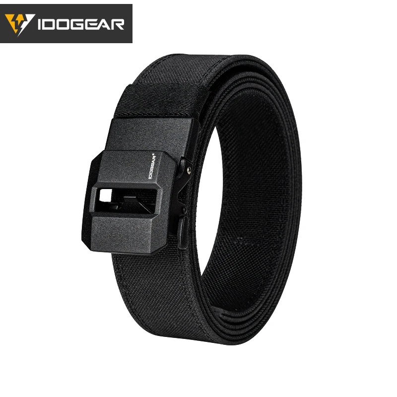 IDOGEAR SPORTS Tactical Ratchet Belt 1.5” EDC Gun Belt Reinforce Heavy Duty Belt With Adjustable Buckle 3430
