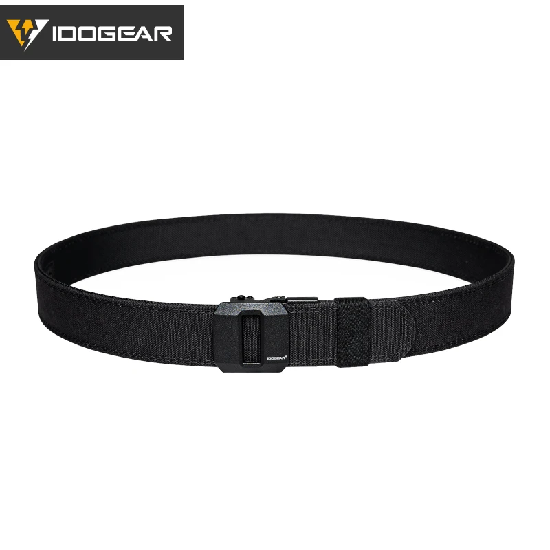 IDOGEAR SPORTS Tactical Ratchet Belt 1.5” EDC Gun Belt Reinforce Heavy Duty Belt With Adjustable Buckle 3430