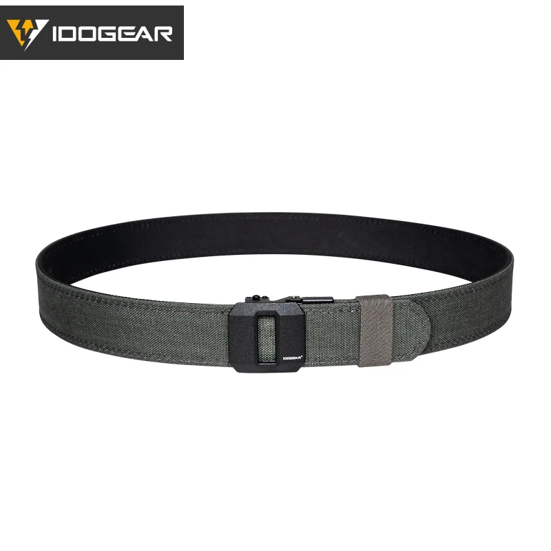 IDOGEAR SPORTS Tactical Ratchet Belt 1.5” EDC Gun Belt Reinforce Heavy Duty Belt With Adjustable Buckle 3430