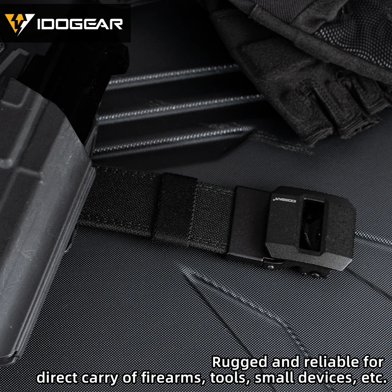 IDOGEAR SPORTS Tactical Ratchet Belt 1.5” EDC Gun Belt Reinforce Heavy Duty Belt With Adjustable Buckle 3430