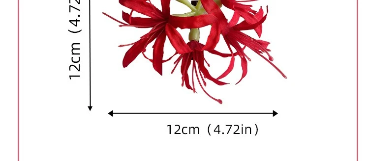 1Pc Super Fairy Lycoris Radiata Hair Clip Aesthetic Side Barrettes Broken Hair Fixed Clip Seaside Photo Hair Accessories Elegant