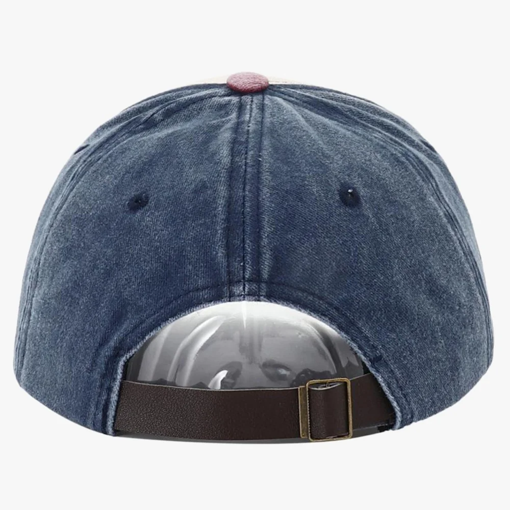Unisex Baseball Caps Man Women Retro Cap Letters & Motor Print Retro Adjustable Hats Spring and Summer Outdoor Sunscreen Hat