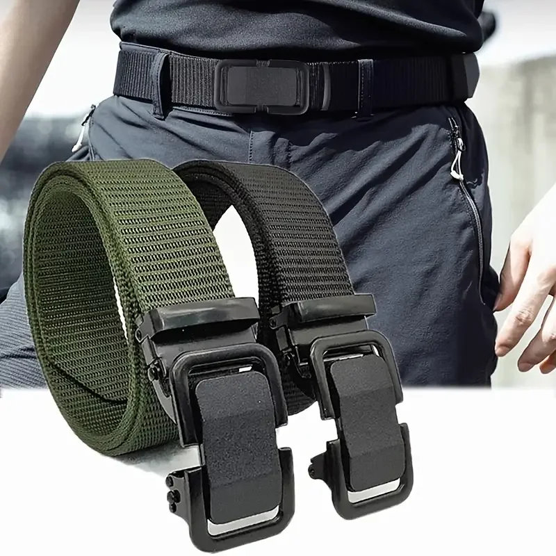 PAUL HUEMAN Automatic Buckle Belt, Tactical Belt For Men And Women