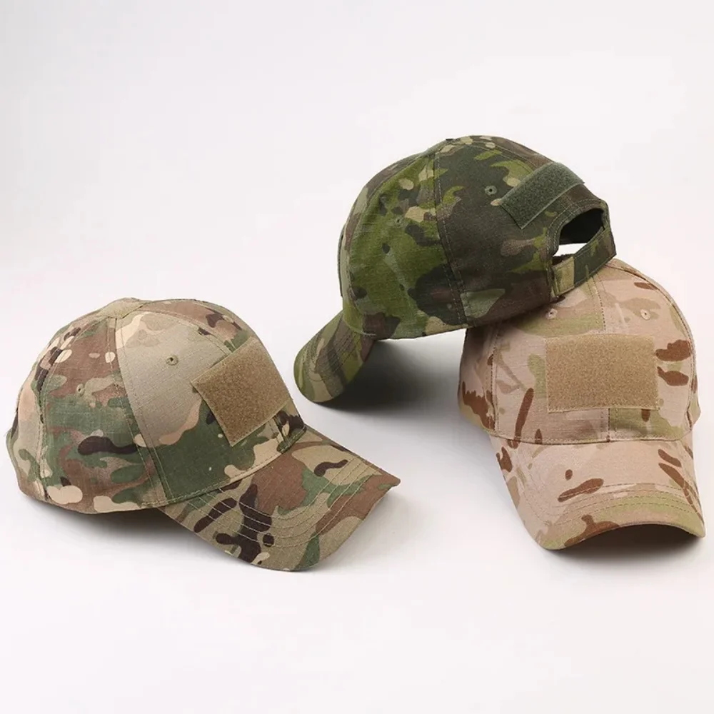 Camouflage Baseball Cap Outdoor Sports Hiking Fishing Hunting Tactical Caps Sunscreen Casual Adjustable Sun Hats For Men Women