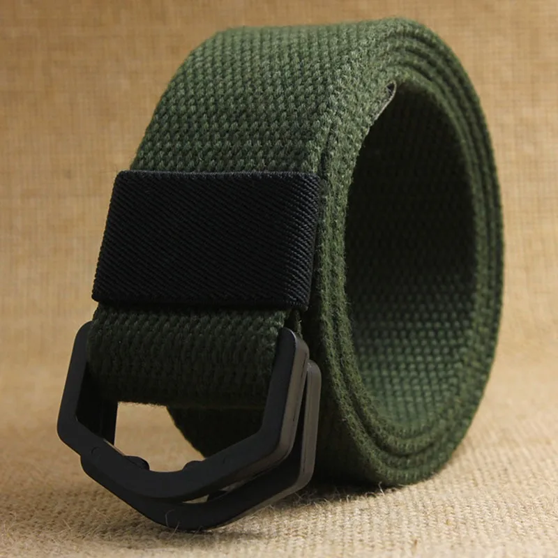 Unisex Nylon Tactical Waist Belt Adjustable Buckle Outdoor Travel Waistband 120cm For Men Female Jeans Pants Daily Accessory
