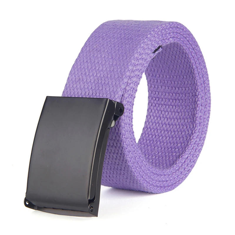 Unisex Nylon Tactical Waist Belt Adjustable Buckle Outdoor Travel Waistband 120cm For Men Female Jeans Pants Daily Accessory