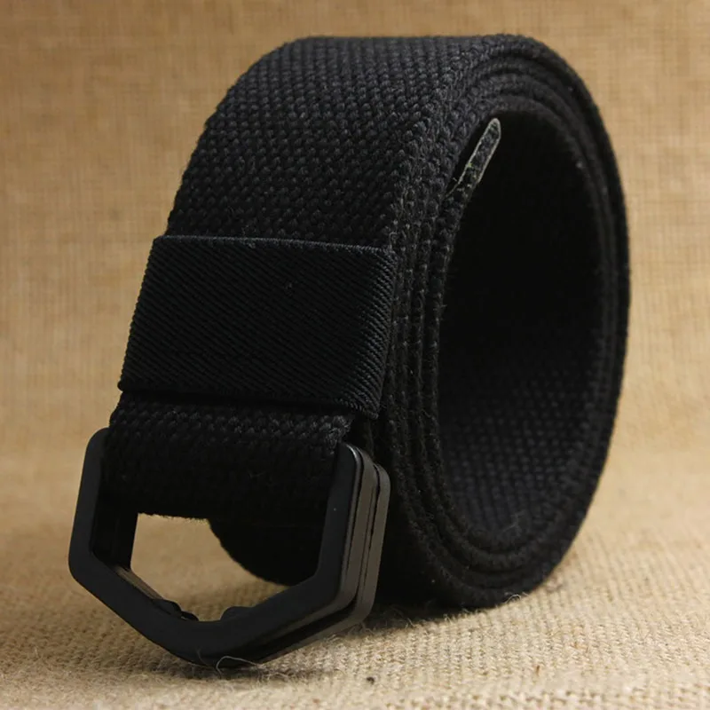 Unisex Nylon Tactical Waist Belt Adjustable Buckle Outdoor Travel Waistband 120cm For Men Female Jeans Pants Daily Accessory