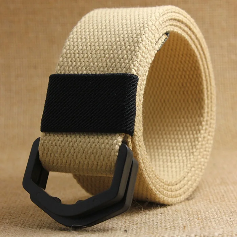 Unisex Nylon Tactical Waist Belt Adjustable Buckle Outdoor Travel Waistband 120cm For Men Female Jeans Pants Daily Accessory