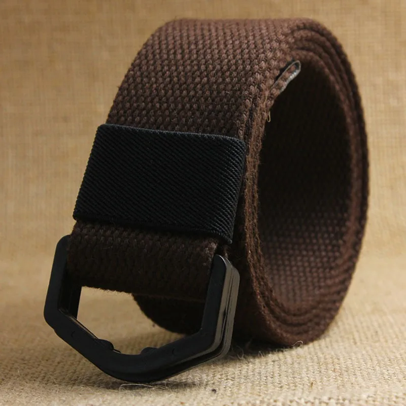 Unisex Nylon Tactical Waist Belt Adjustable Buckle Outdoor Travel Waistband 120cm For Men Female Jeans Pants Daily Accessory