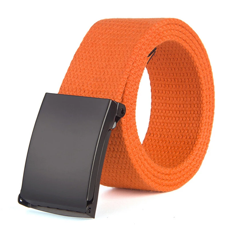 Unisex Nylon Tactical Waist Belt Adjustable Buckle Outdoor Travel Waistband 120cm For Men Female Jeans Pants Daily Accessory