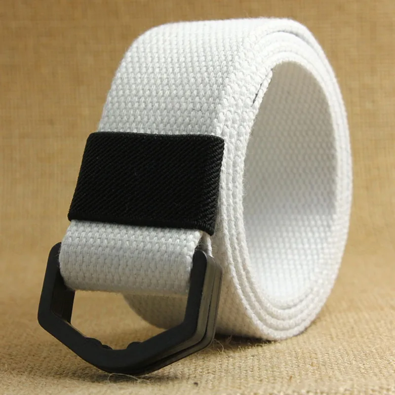 Unisex Nylon Tactical Waist Belt Adjustable Buckle Outdoor Travel Waistband 120cm For Men Female Jeans Pants Daily Accessory
