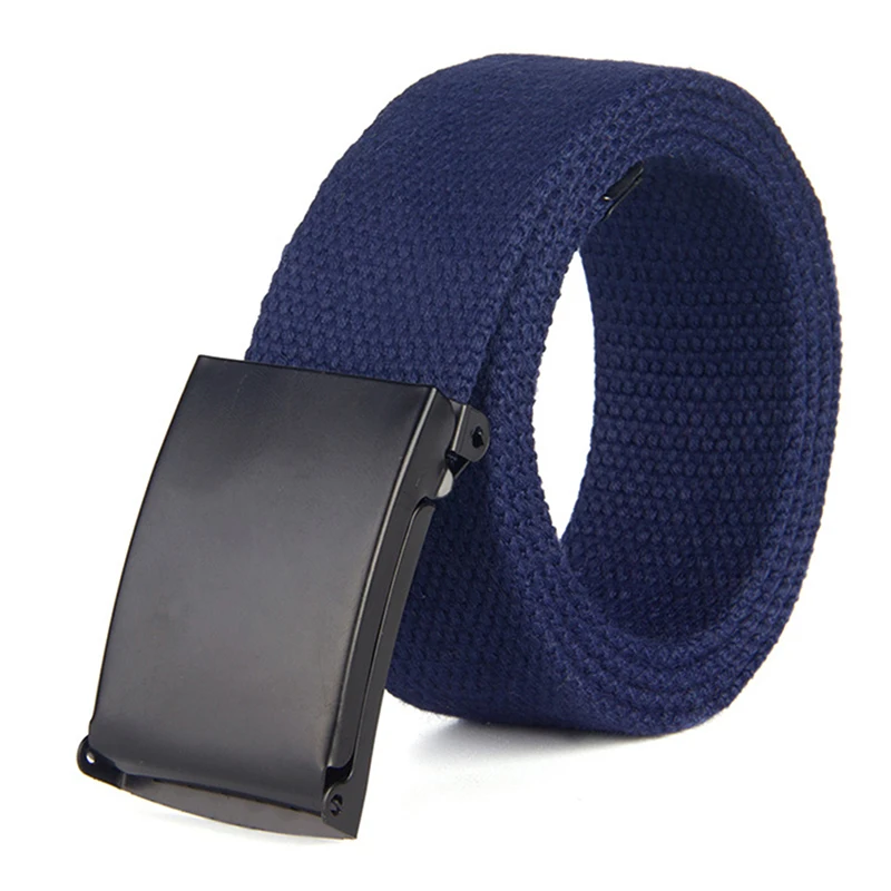Unisex Nylon Tactical Waist Belt Adjustable Buckle Outdoor Travel Waistband 120cm For Men Female Jeans Pants Daily Accessory