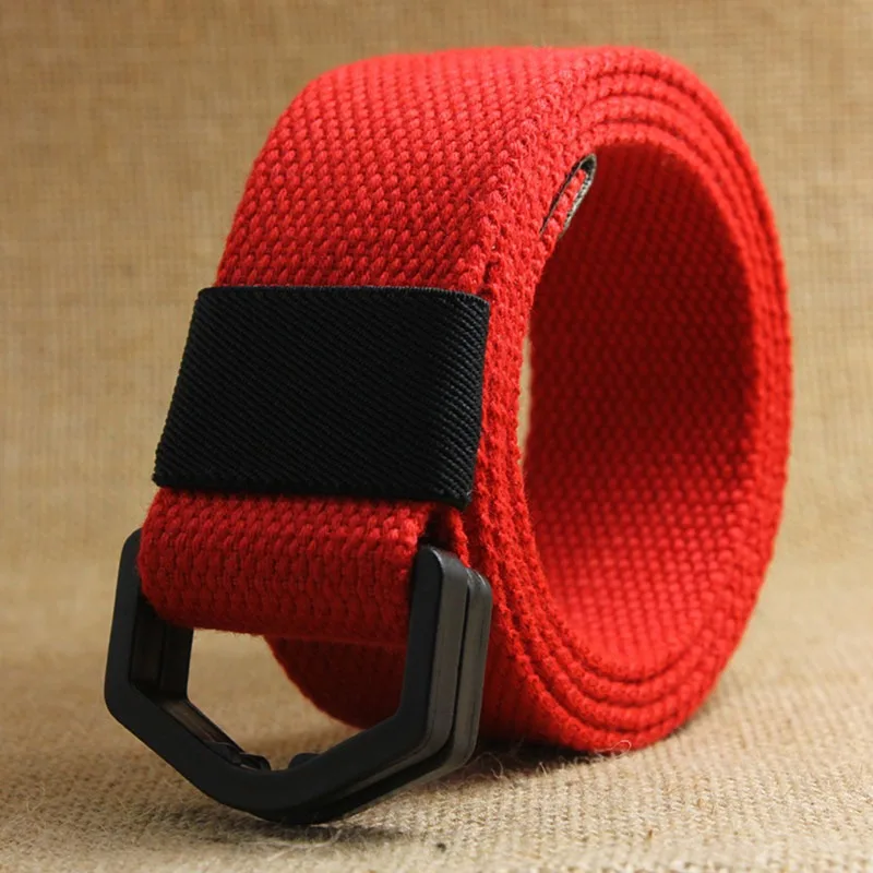 Unisex Nylon Tactical Waist Belt Adjustable Buckle Outdoor Travel Waistband 120cm For Men Female Jeans Pants Daily Accessory