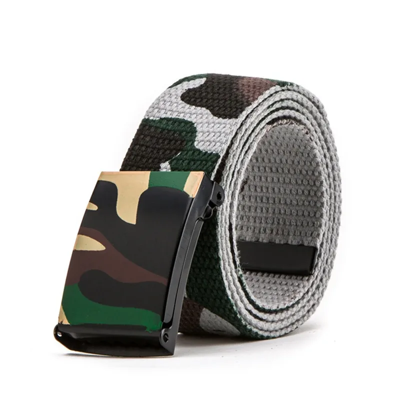 Unisex Nylon Tactical Waist Belt Adjustable Buckle Outdoor Travel Waistband 120cm For Men Female Jeans Pants Daily Accessory