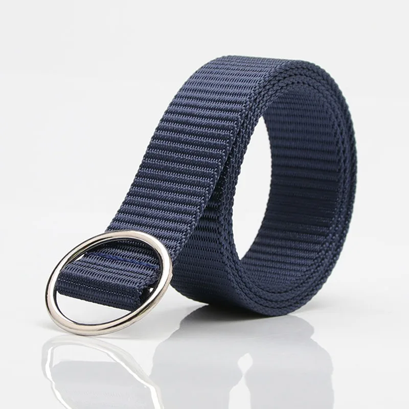 Unisex Nylon Tactical Waist Belt Adjustable Buckle Outdoor Travel Waistband 120cm For Men Female Jeans Pants Daily Accessory