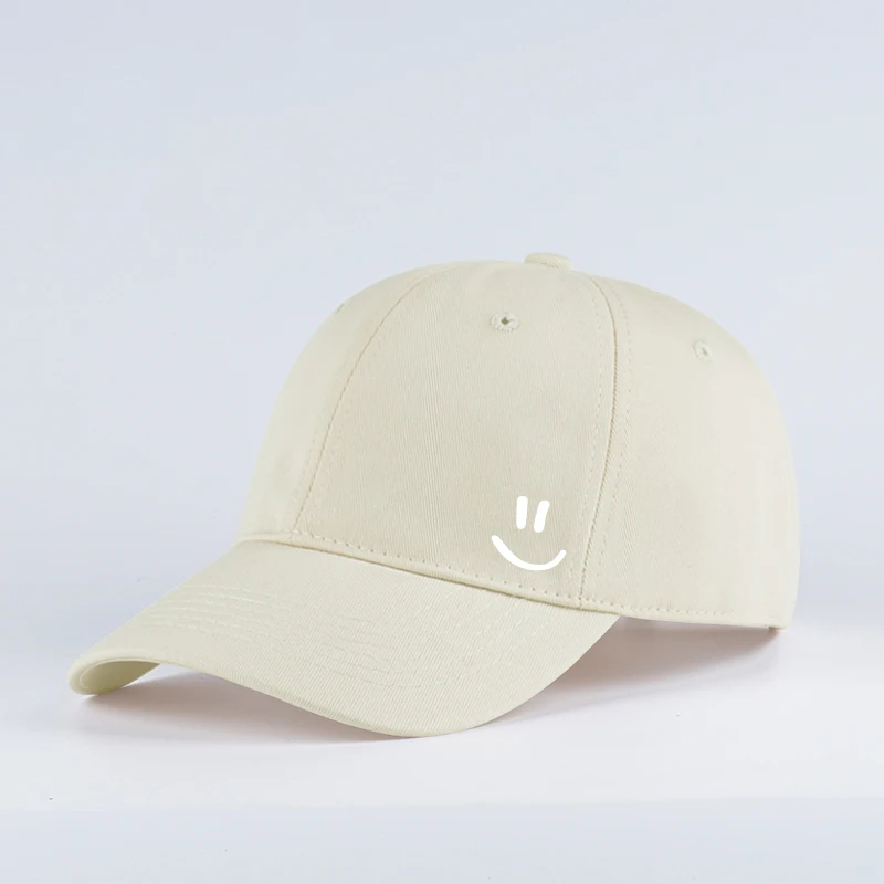 Women's Basic Smiley Graphic Baseball Cap Adjustable Casual Hat for Daily Travel Weekend Gathering Vacation Party