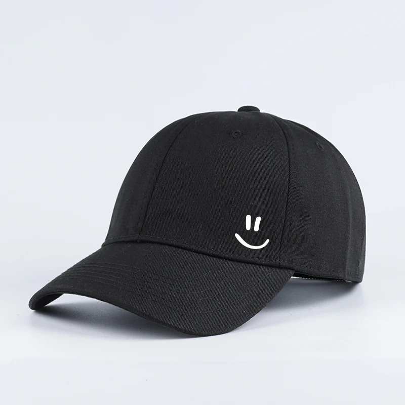 Women's Basic Smiley Graphic Baseball Cap Adjustable Casual Hat for Daily Travel Weekend Gathering Vacation Party