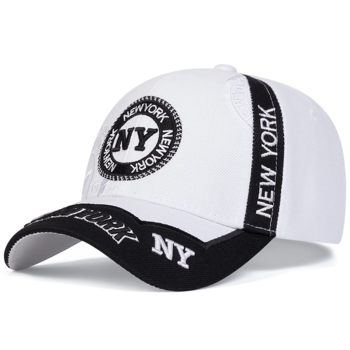Unisex Letter Embroidery Baseball Caps Spring and Autumn Outdoor Adjustable Casual Hats Sunscreen Hat