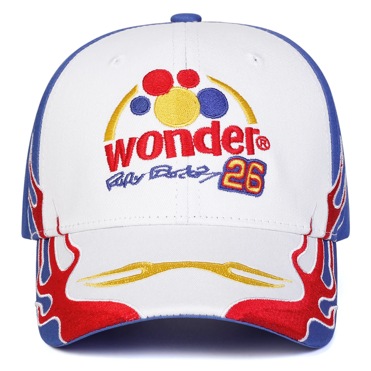 Unisex WONDER Letter Embroidery Baseball Caps Spring and Autumn Outdoor Adjustable Casual Hats Sunscreen Hat Sports Cap