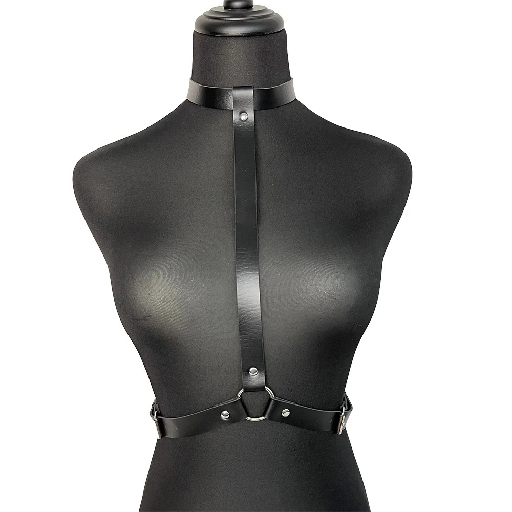 Women Fashion Belt Street Style PU Leather Harness Belts Corset Decorative Punk Leather WaistBand Gothic Clothing Accessories