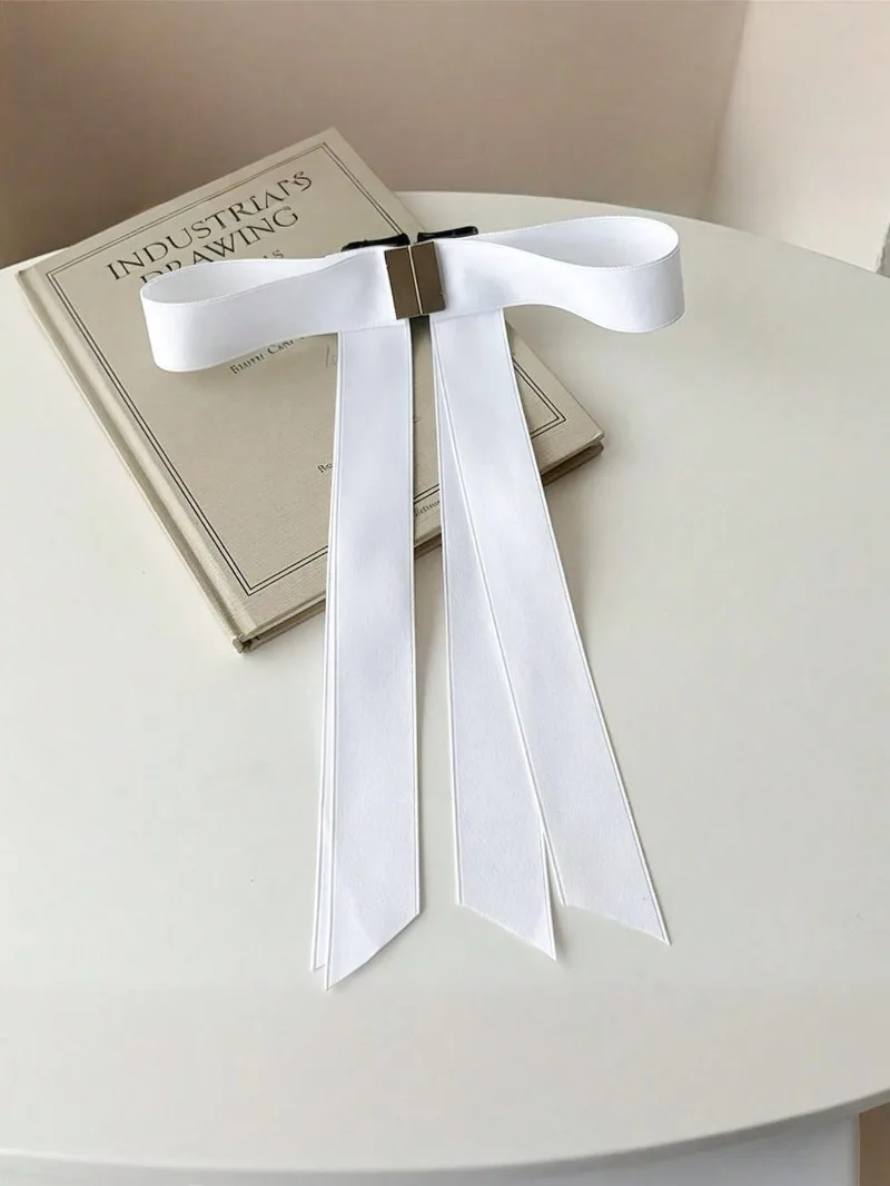 2pcs Bow Hair Clips Magnetic Women Mini Butterfly Hair Claw Style Strong Hold No-Slip Hair Ribbon Ponytail Holder Accessories