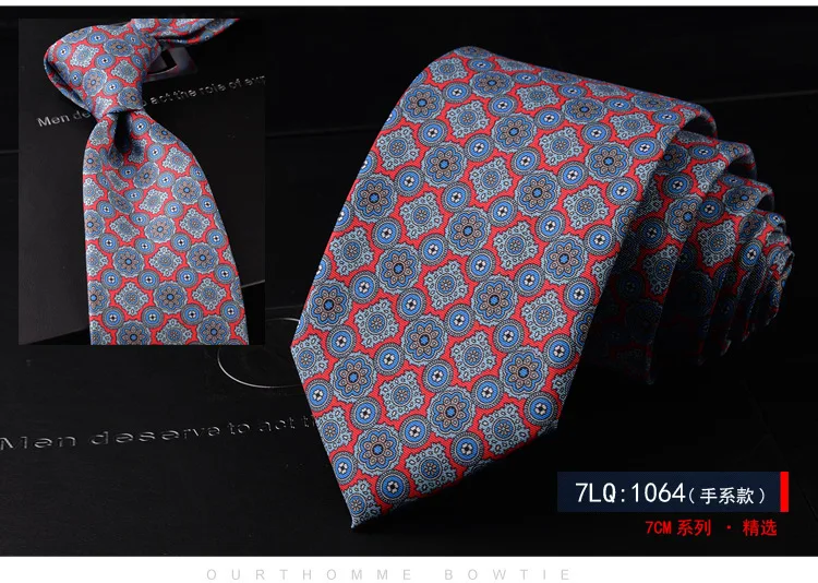 Fashion Luxury Navy Floral Printed Neck Ties For Men Women Gray Polka Dot Simulated Silk Neckties Casual Shirt Daily Wear Cravat