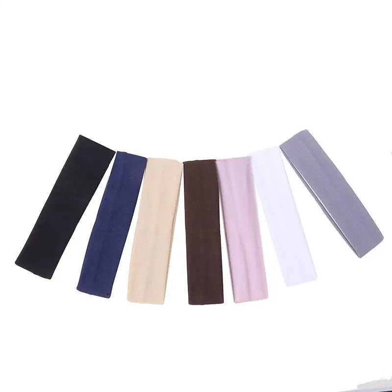 7PCS Elastic Sports Headbands For Women Stretchy Candy-Colored Hairbands Fashion Sweatbands Fitness Yoga Running Cycling 2025
