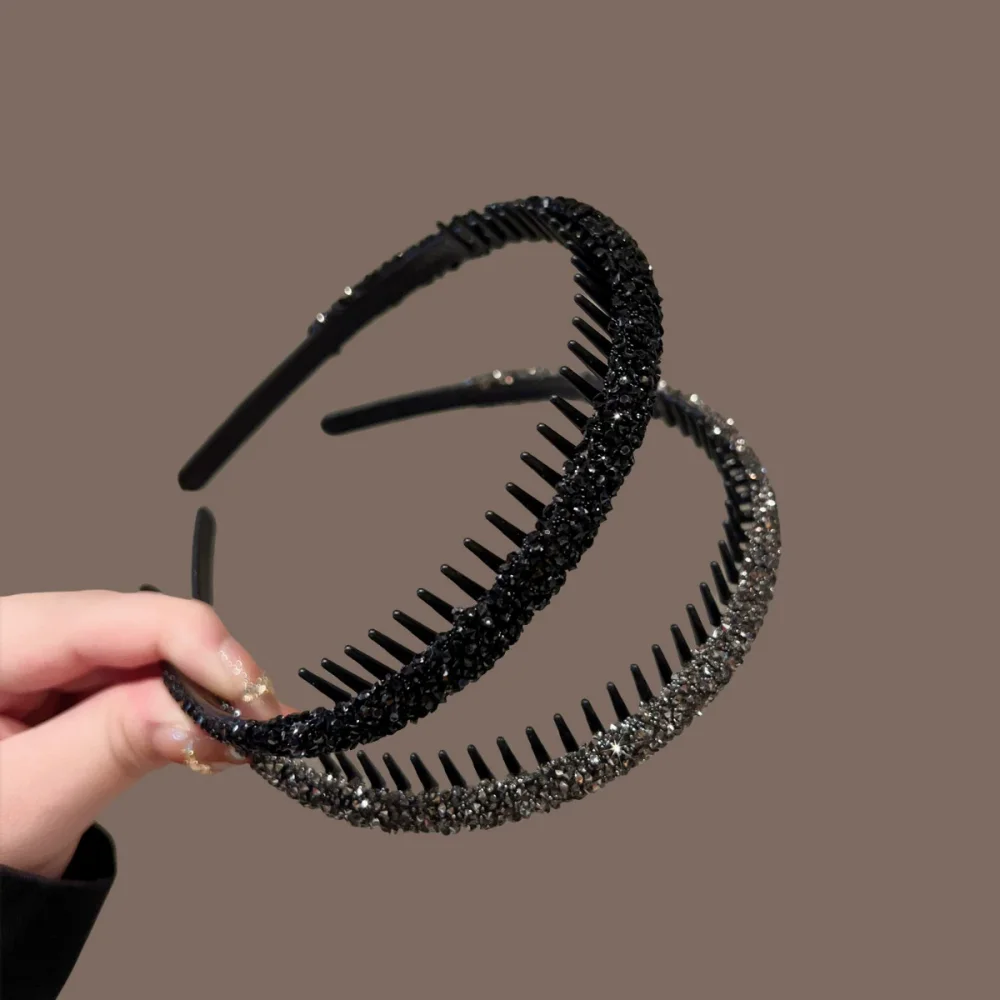 1Pc Elegant Bling Rhinestone Headband, Great Gift for Women & Girls for Daily & Special Occasions