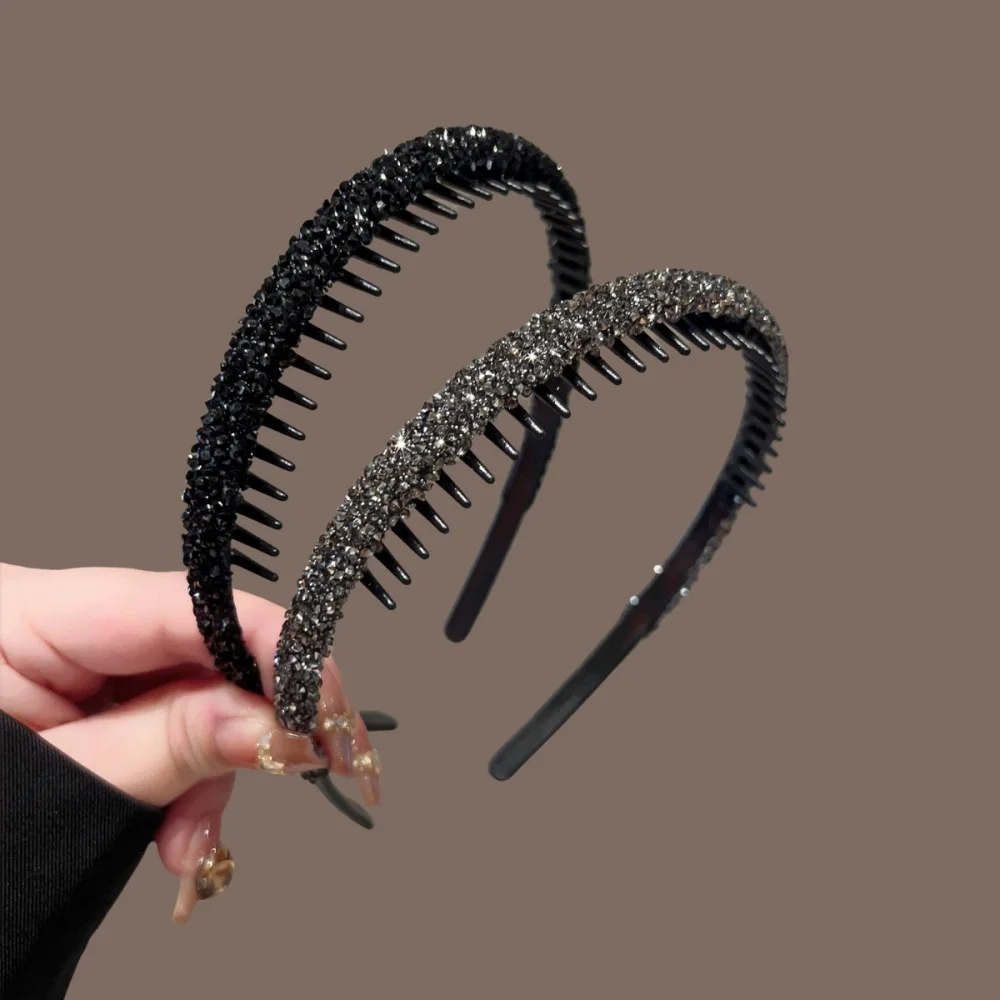 1Pc Elegant Bling Rhinestone Headband, Great Gift for Women & Girls for Daily & Special Occasions