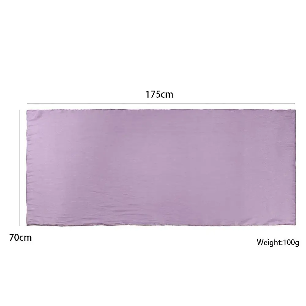 High Qulaity Solid Color Silk Scarf Shining Unilateral golden chain Chiffon Hijab Veil Long Chiffon Sunscreen Headscarf Outdoor