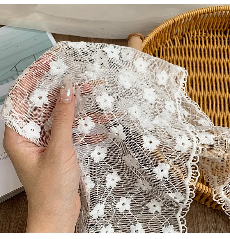 Lace Scarf Multifunctional French Headband Hair Band Triangle Shawl Waist Belt Corset Rustic Spring Style Soft Premium for Women