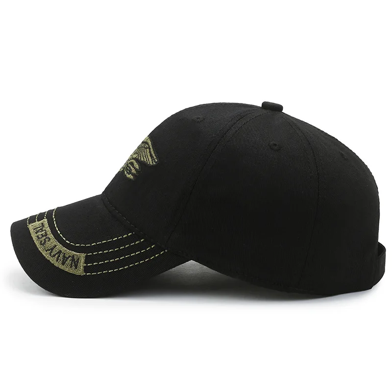 Camouflage Baseball Cap Spring Autumn Outdoor Casual Duckbill Hat Fashion Embroidered Letter Sports Sun Cap