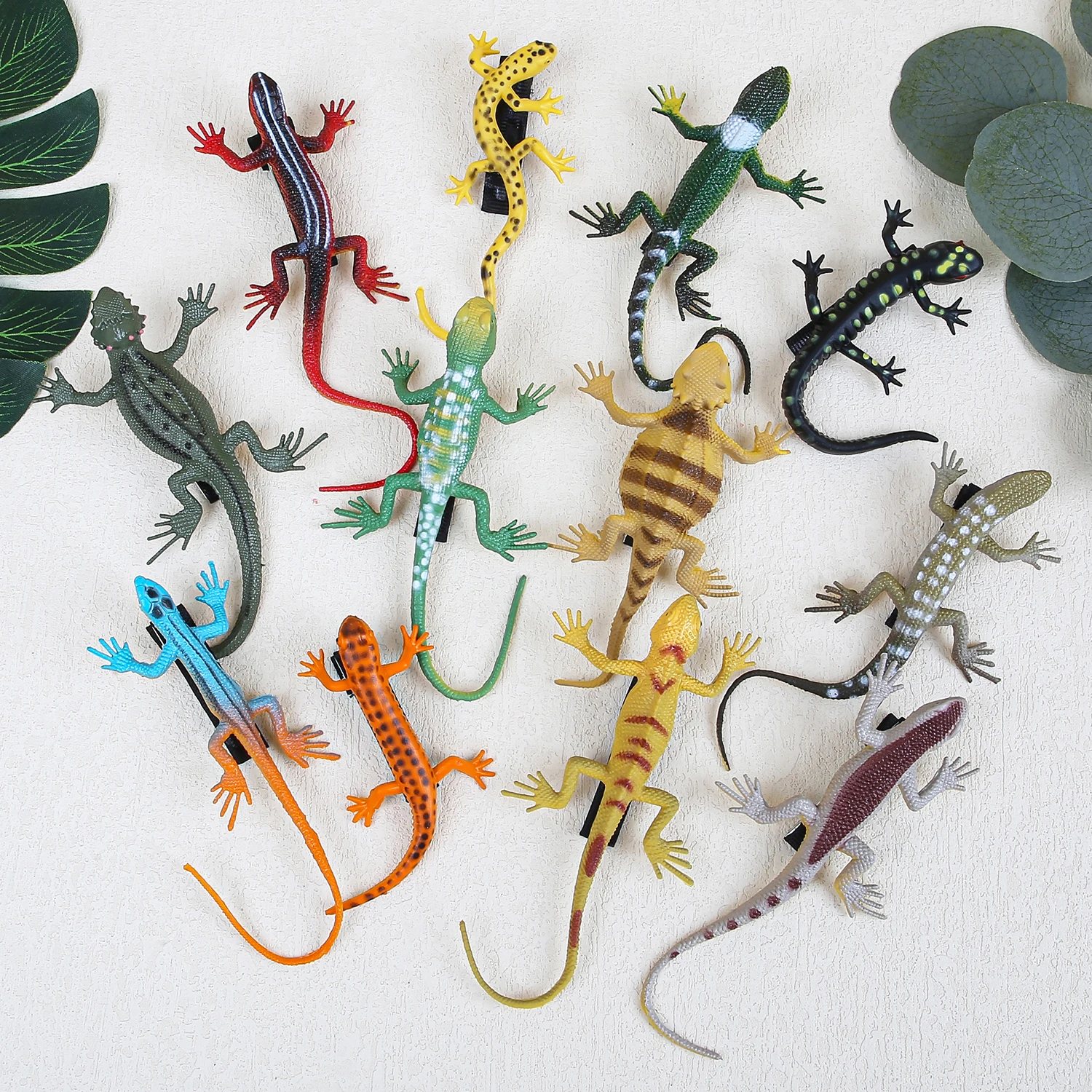 12pcs Cartoon Lizard Hair Clips Cute Simulated Lizard Hair Pins Set for Women Girls Cute Design Resin Hairpin for Party
