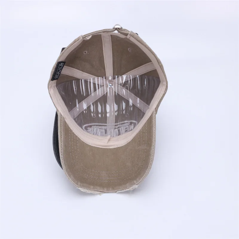 Unisex Vintage Washed Cotton Baseball Cap 2025 Embroidered Letter Snapback Hat for Men And Women Streetwear Outdoor Sports