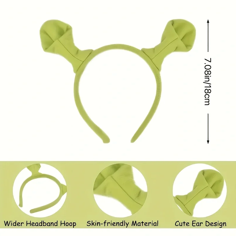 6/12pcs, Monster Ears Headband Set - Suitable for Cosplay, Birthday, Party, Ceremony, Graduation Party, Easter Halloween Christm