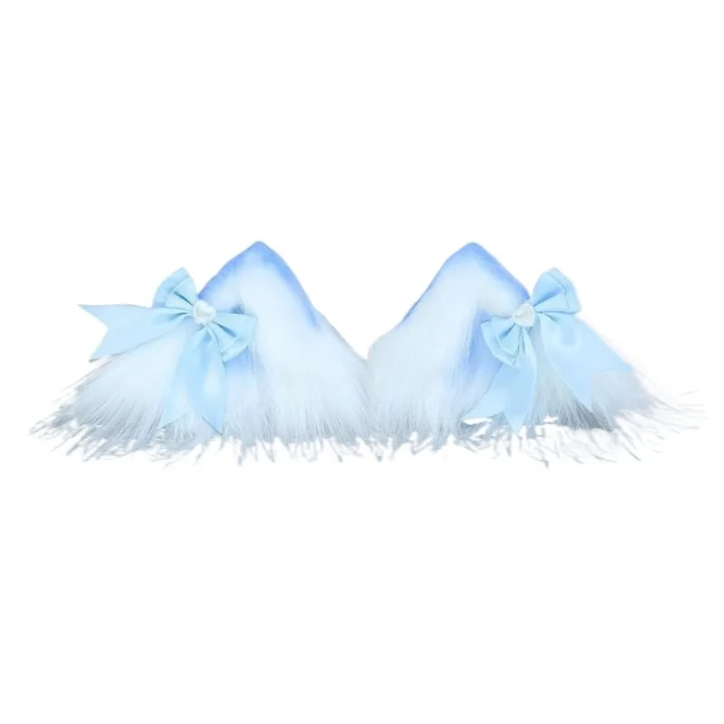 New Lolita Cat Ear Lace Bow Headband Cosplay Hair Accessory