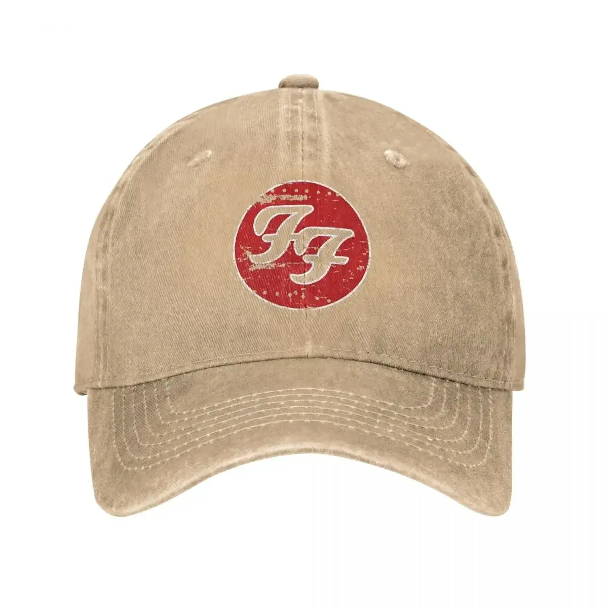Music F-Foo F-Fighters Band Men Women Baseball Cap Logo Rock Concert Distressed Cotton Hats Vintage Outdoor Activities Headwear