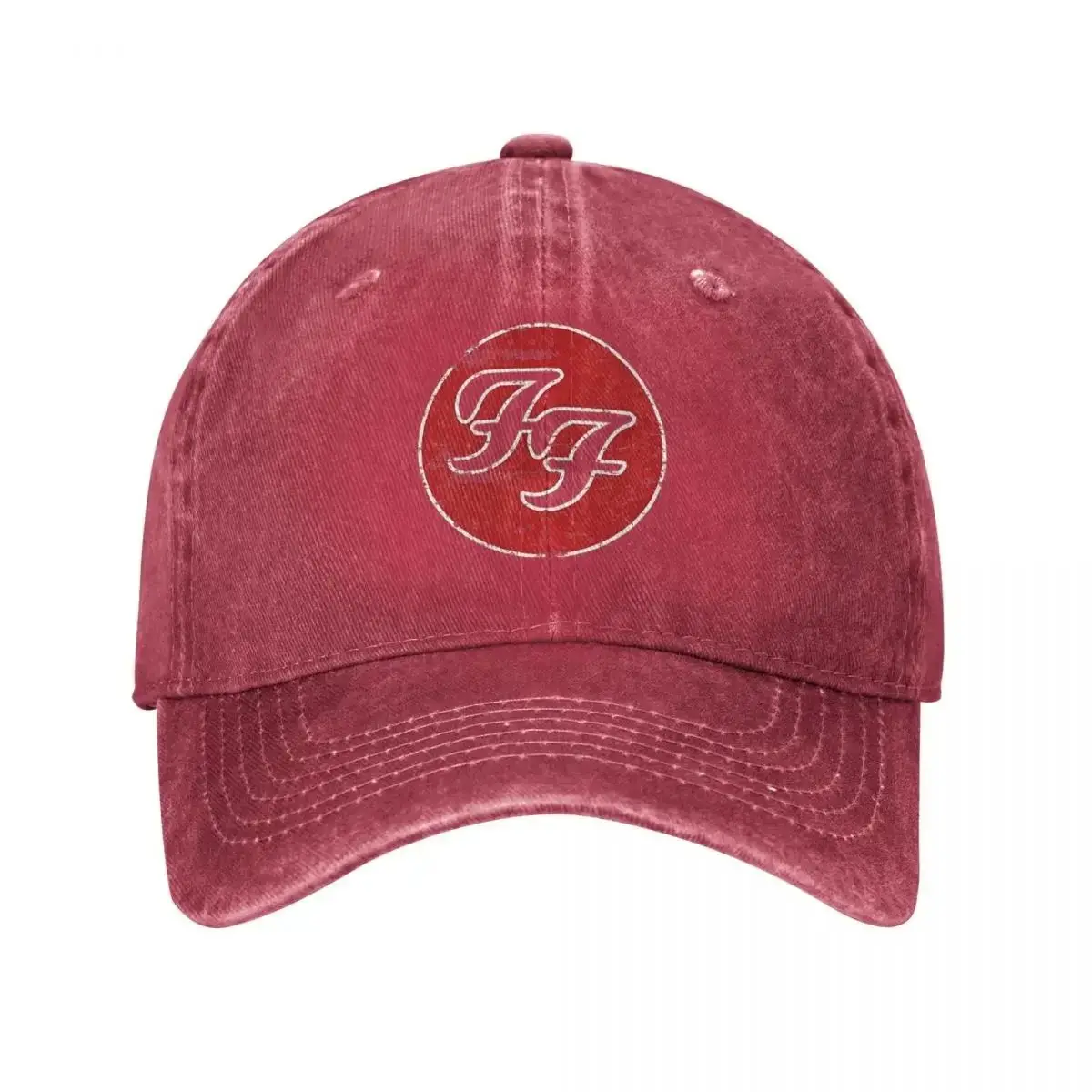 Music F-Foo F-Fighters Band Men Women Baseball Cap Logo Rock Concert Distressed Cotton Hats Vintage Outdoor Activities Headwear