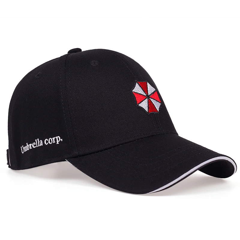 Unisex Umbrella Embroidery Baseball Caps Spring Autumn Outdoor Adjustable Casual Hats Sunscreen Hat Sports Cap