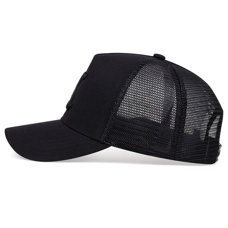 Unisex LK Letter Embroidery Baseball Net Caps Outdoor Adjustable Spring and Summer Casual Sunscreen Hat Sports Cap