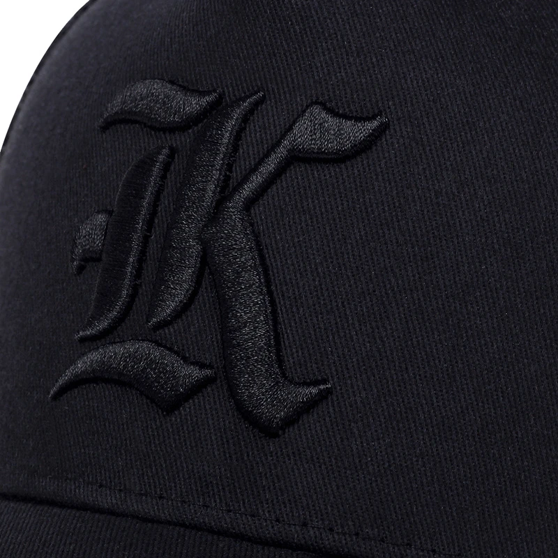 Unisex LK Letter Embroidery Baseball Net Caps Outdoor Adjustable Spring and Summer Casual Sunscreen Hat Sports Cap