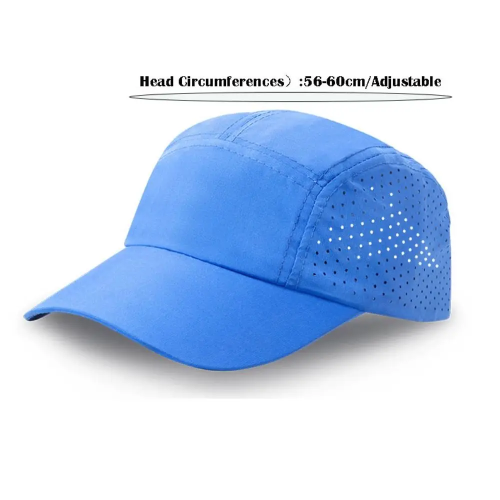 Casual Ultralight Mesh Baseball Cap Quick Drying Solid Color Cycling Hats Breathable Adjustable Outdoor Sports Caps Unisex