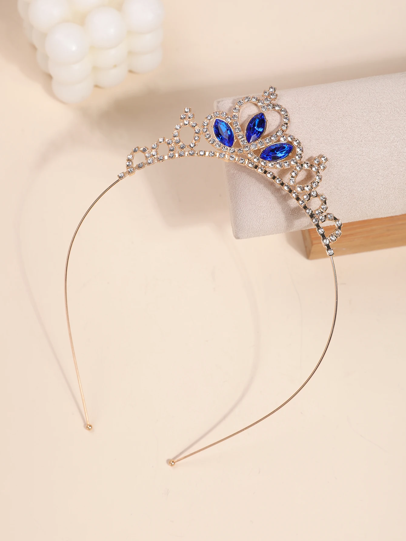 Crown Headdress Children Princess Frozen Girl Rhinestone Crown Hairband Girl Aisha Headband Hair Accessories