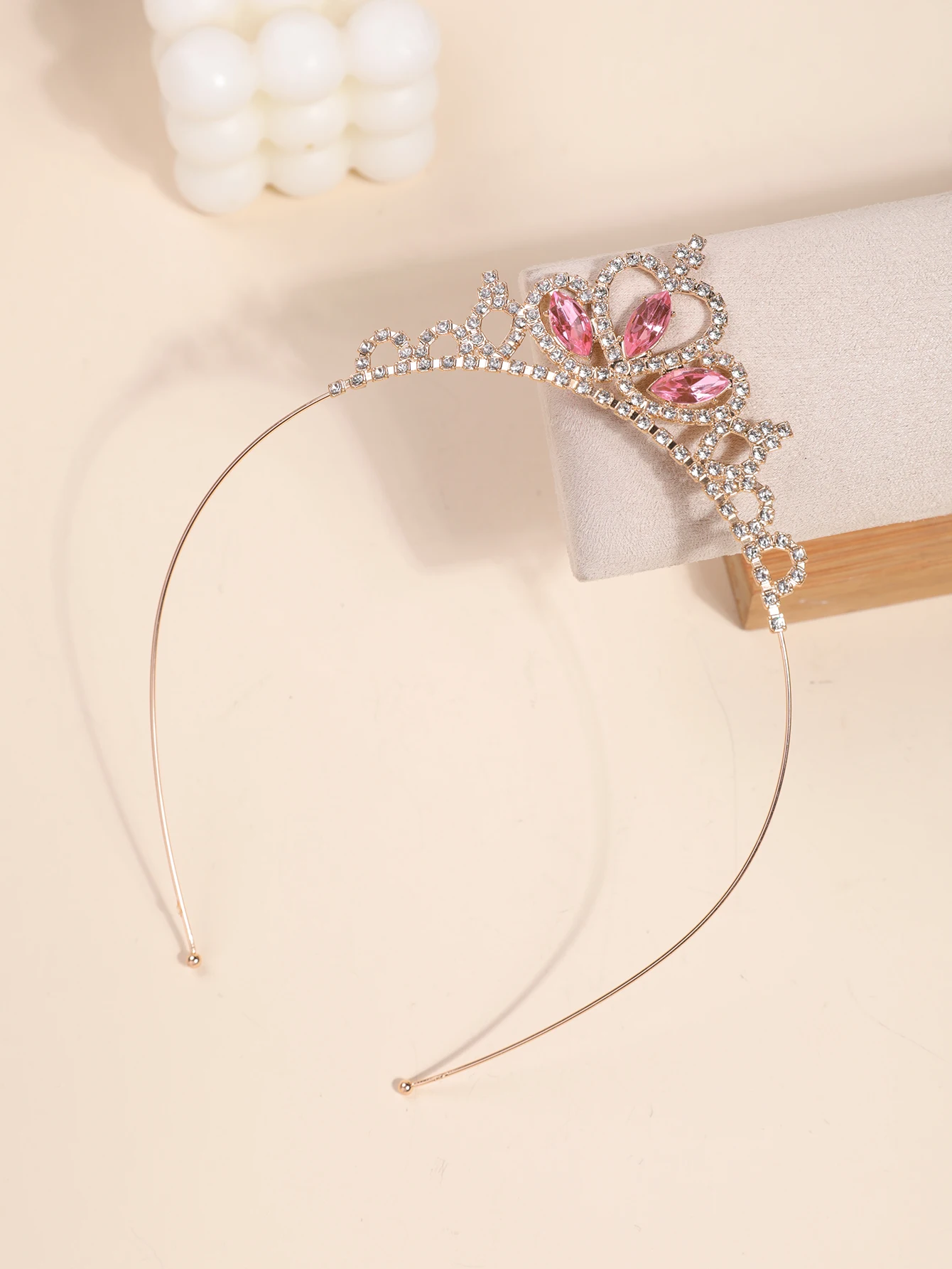Crown Headdress Children Princess Frozen Girl Rhinestone Crown Hairband Girl Aisha Headband Hair Accessories