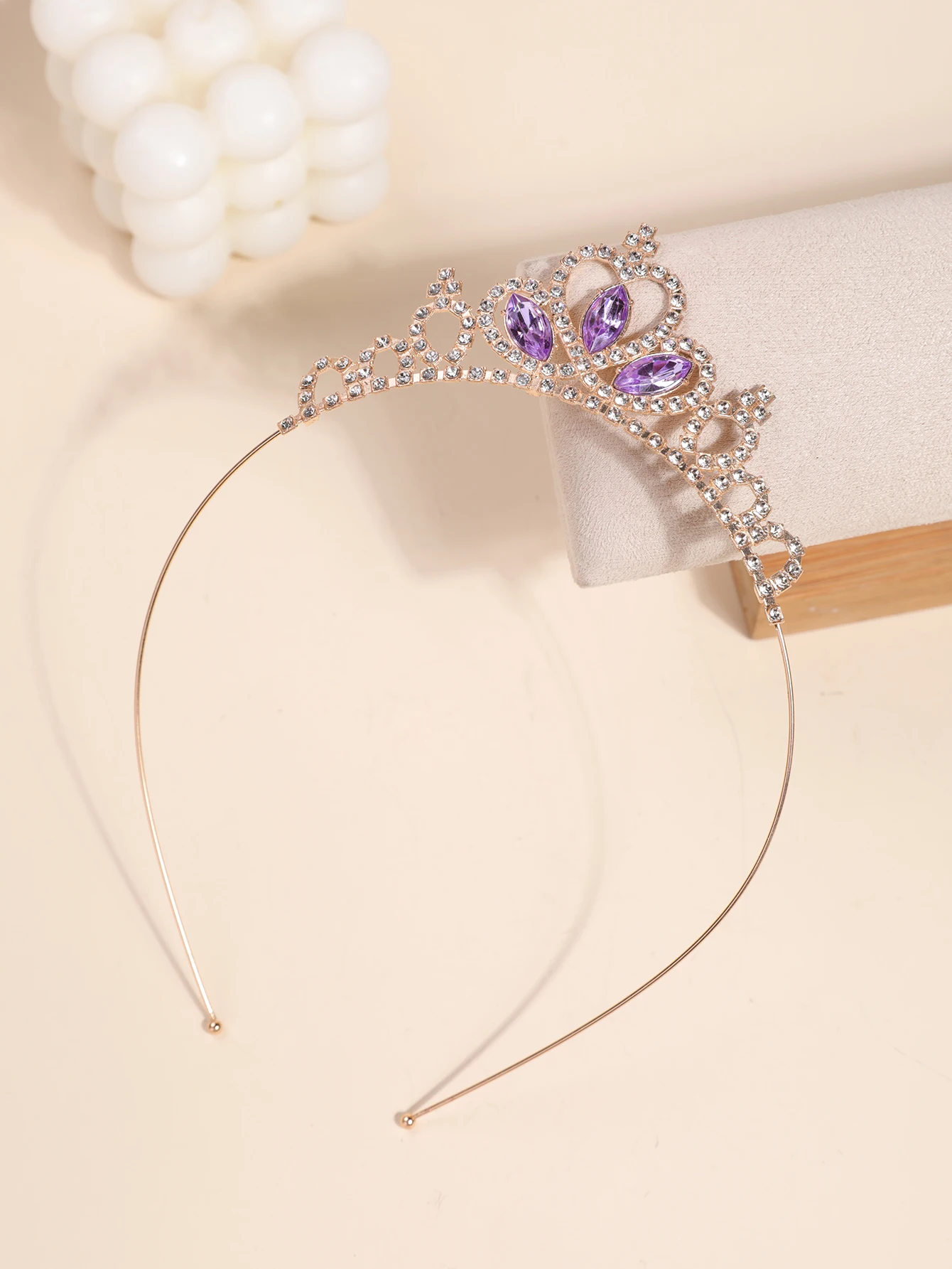 Crown Headdress Children Princess Frozen Girl Rhinestone Crown Hairband Girl Aisha Headband Hair Accessories