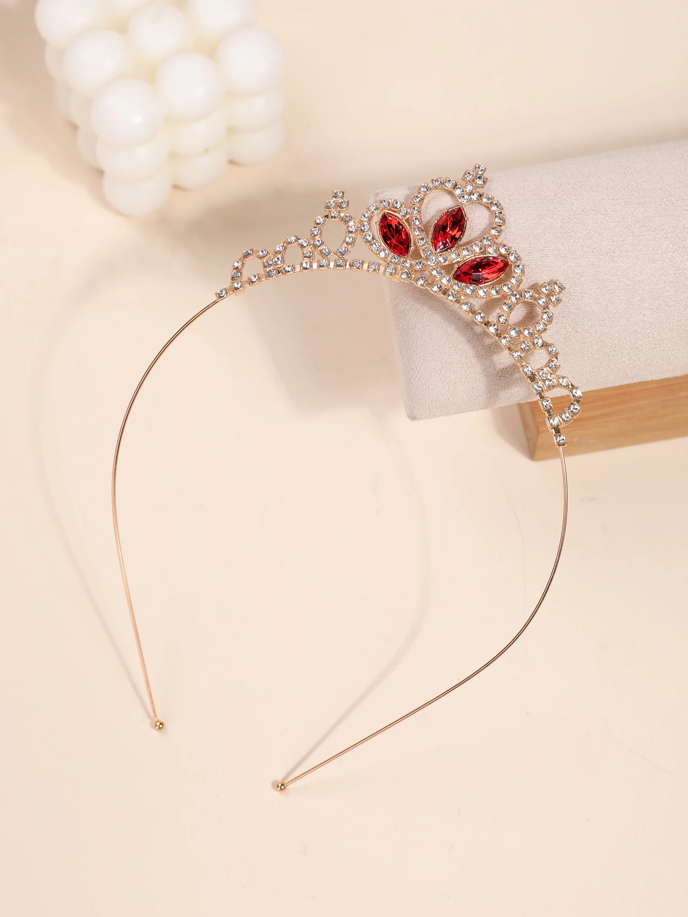 Crown Headdress Children Princess Frozen Girl Rhinestone Crown Hairband Girl Aisha Headband Hair Accessories